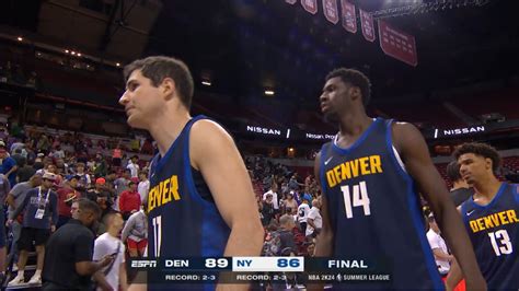 nba summer league results